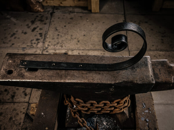 rustic blacksmith made bracket