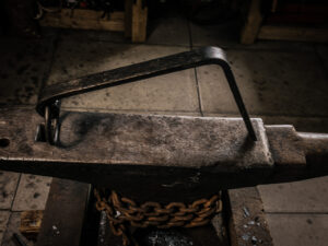 rustic blacksmith made bracket