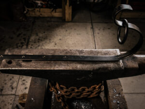 rustic blacksmith made bracket