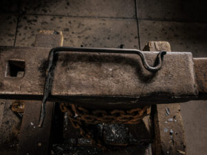 rustic blacksmith made bracket